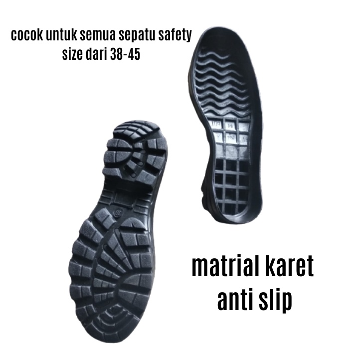 Sol karet sepatu pdl king cheetah boots gunung paket outsole insole plus lem sepatu