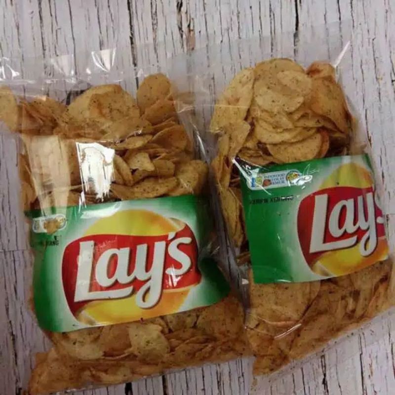 

Lays rasa rumput laut kemasan 250gr/ keripik renyah murah