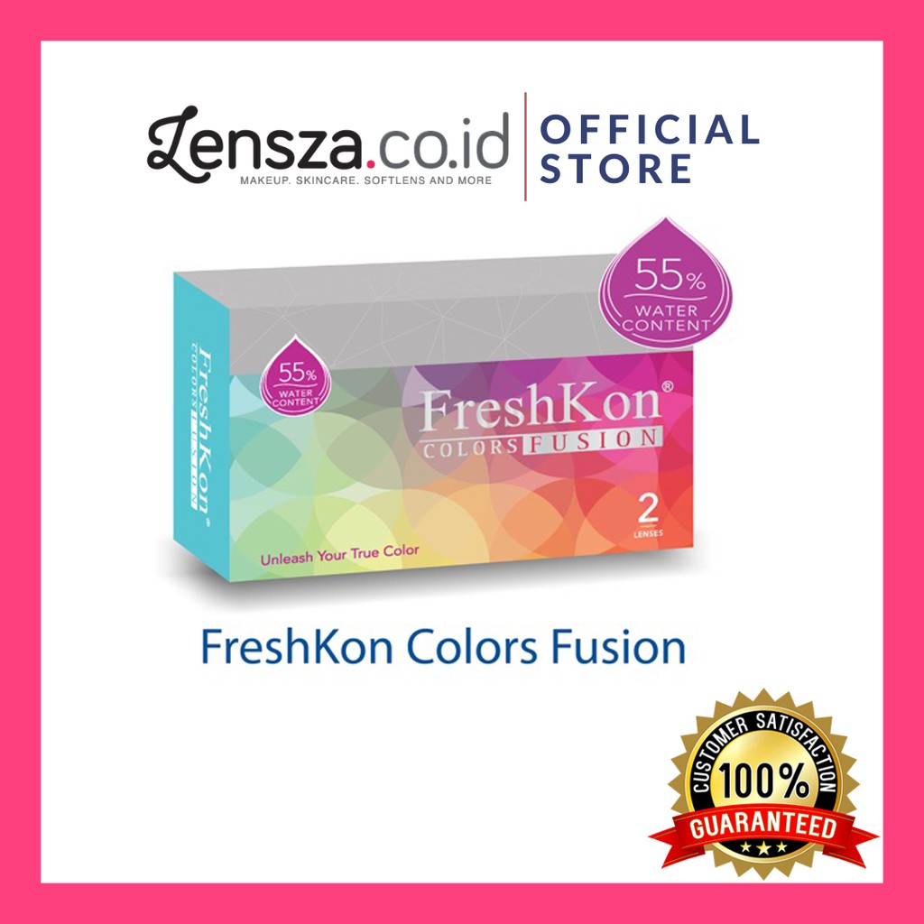 Softlens Freshkon Colors Fusion Monthly / Freshkon Bulanan ColorFusion / Soflen Warna Color Fusion Sparklers