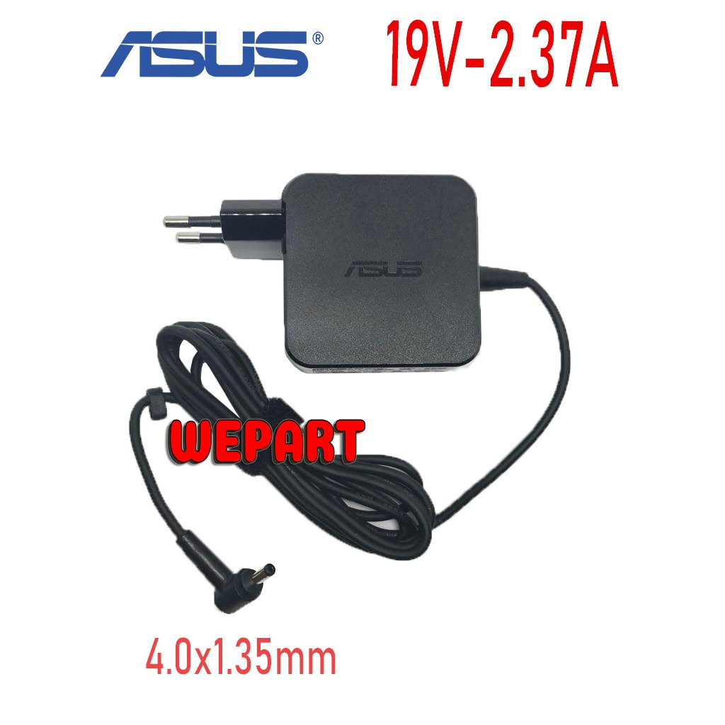 Adaptor Charger Original Laptop Asus 19V 2.37A (4.0 X 1.35MM)