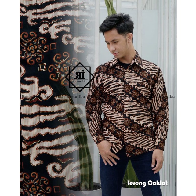 KEMEJA BATIK COWOK KEMEJA LENGAN PANJANG