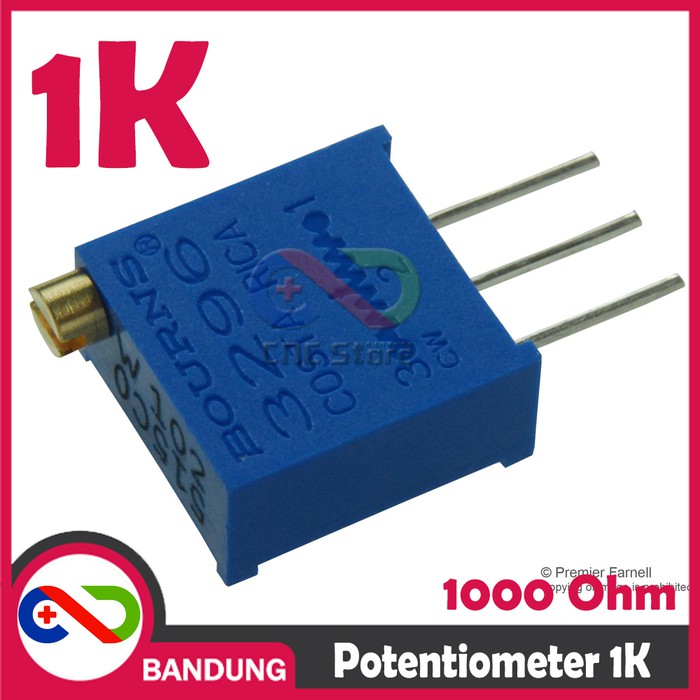 POTENSIOMETER 1K POTENTIOMETER POTENSIO TRIMPOT MULTITURN VR 329