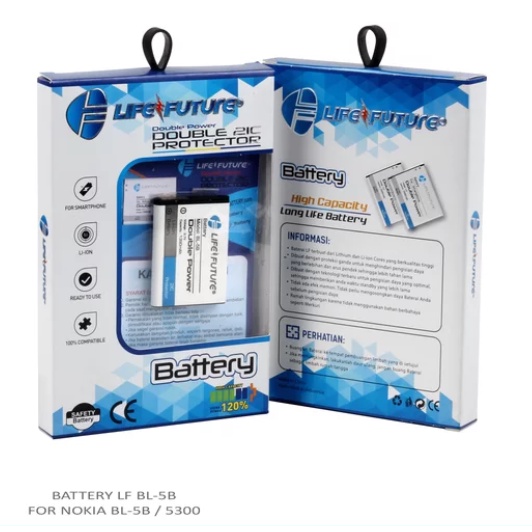 BATRE NOKIA BL-5B DOUBLE POWER LIFE FUTURE
