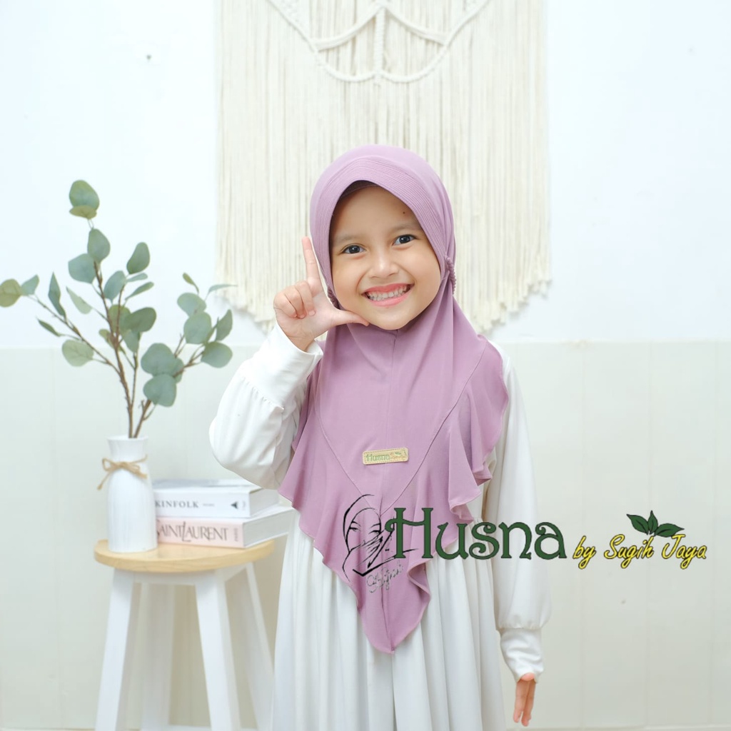 Husna Bergo Pet Ropel Zoya Anak Jersey Premium