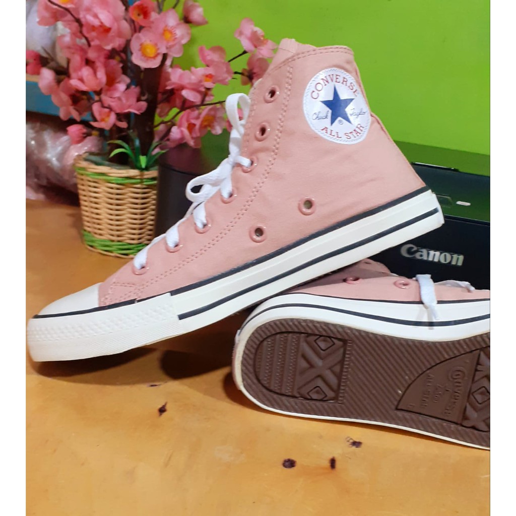 PUSAT JUAL SEPATU CONVERS ALLSTAR LADIES (CEWEK) CHUKY TAYLOR II GRADE INDO WARNA PINK TINGGI MUR