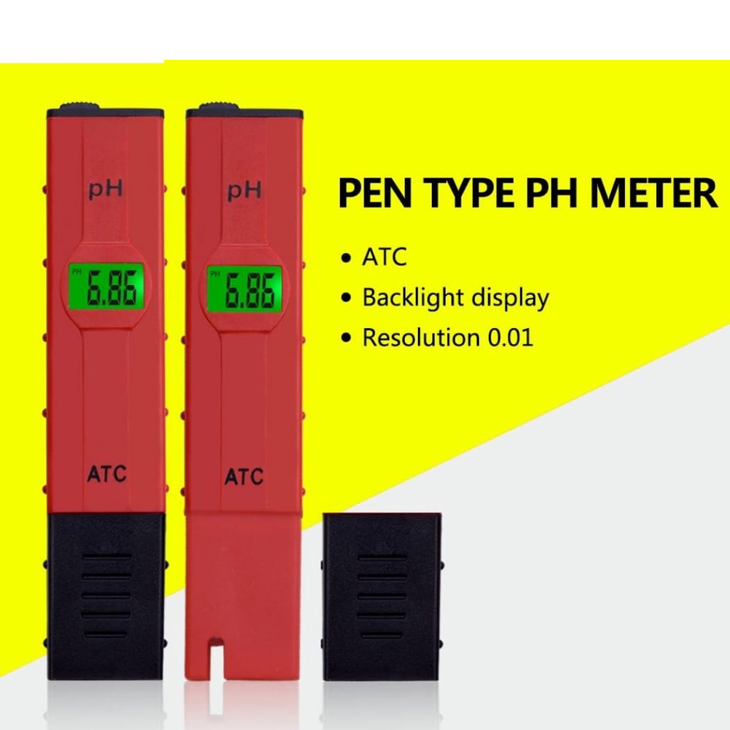 PH Meter Backlight PH-2011 Alat Ukur Kadar Asam / Keasaman (pen type) - B1900123