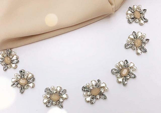 Payet Kristal / Payet Rangkai Jacklyn Kristal - Nude