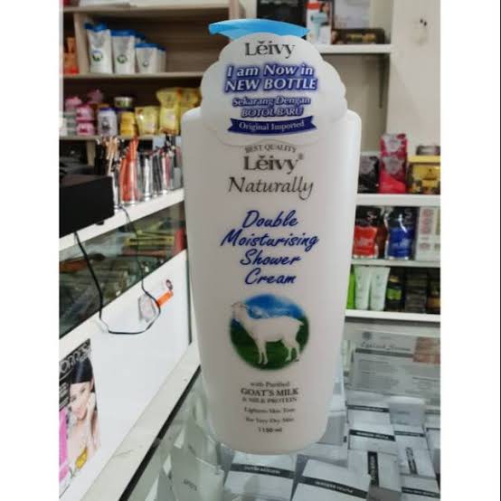 Leivy Shower Cream Pump Goats Milk 1150ml