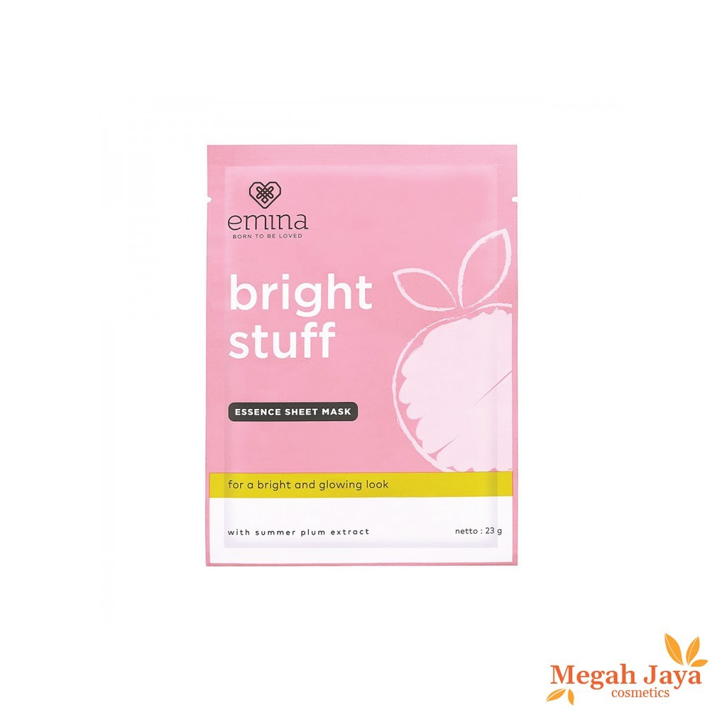 EMINA BRIGHT STUFF ESSENCE SHEET MASK 23 Gr @MJ