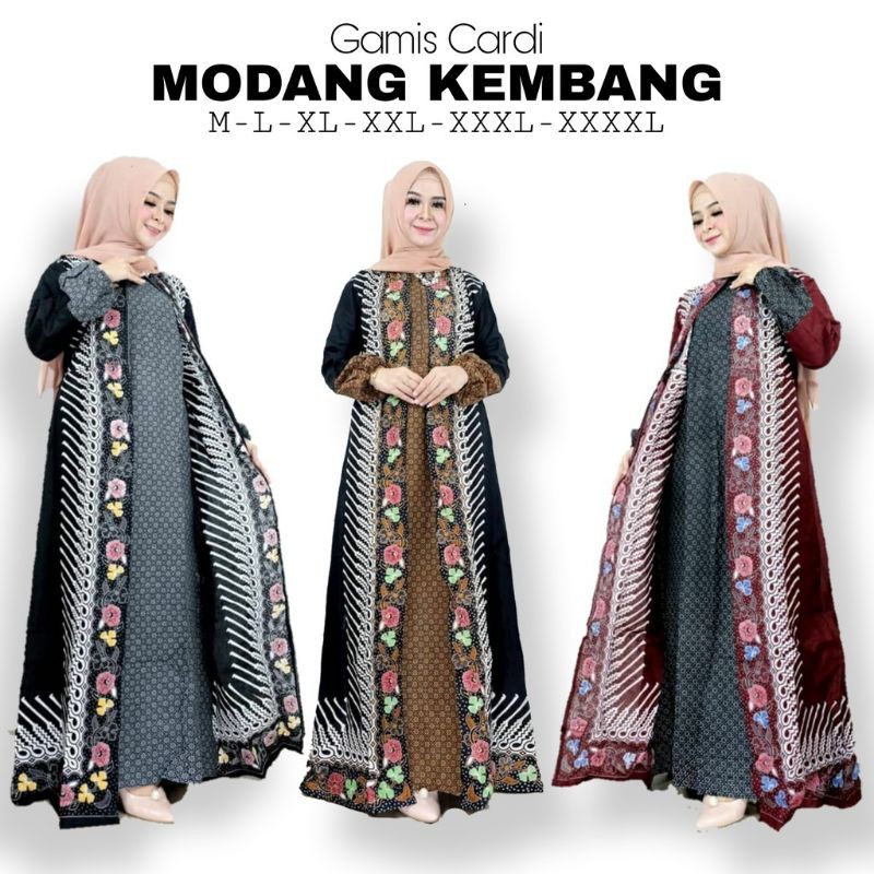 Gamis Batik Manggar, Padi,sekar,cantik,kubis,kipas,daun,kupu<br />