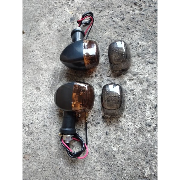 lampu sein ninja riting ninja import dauble mika kualitas terbaik kayak ori