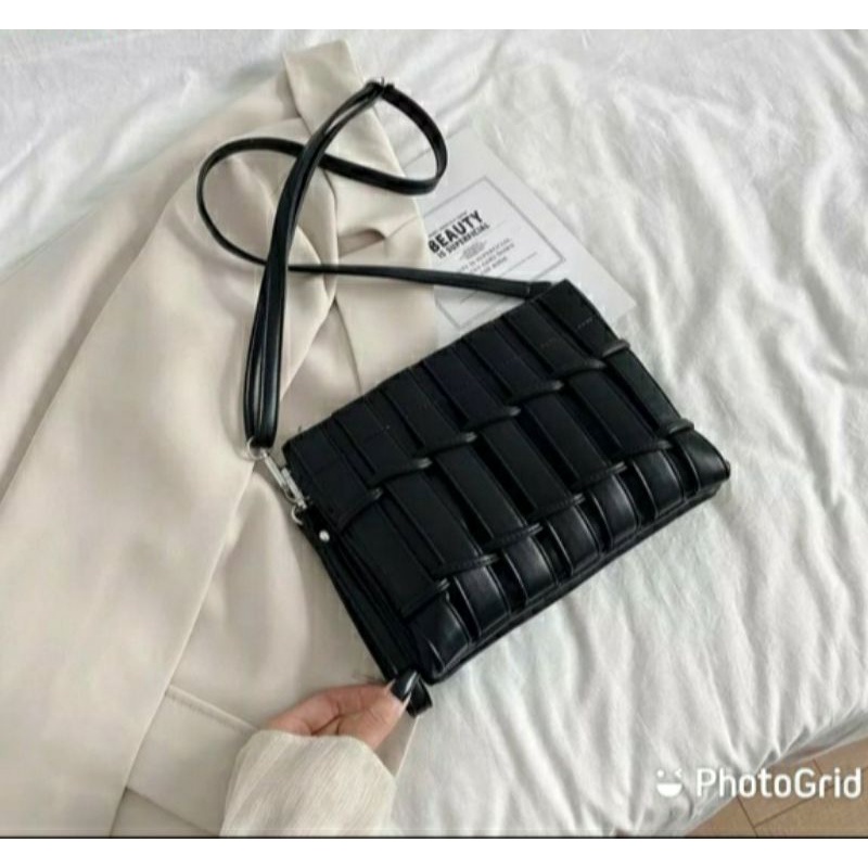 TAS SLEMPANG PAGAR TAS SLEMPANG KULIT FASHION WANITA