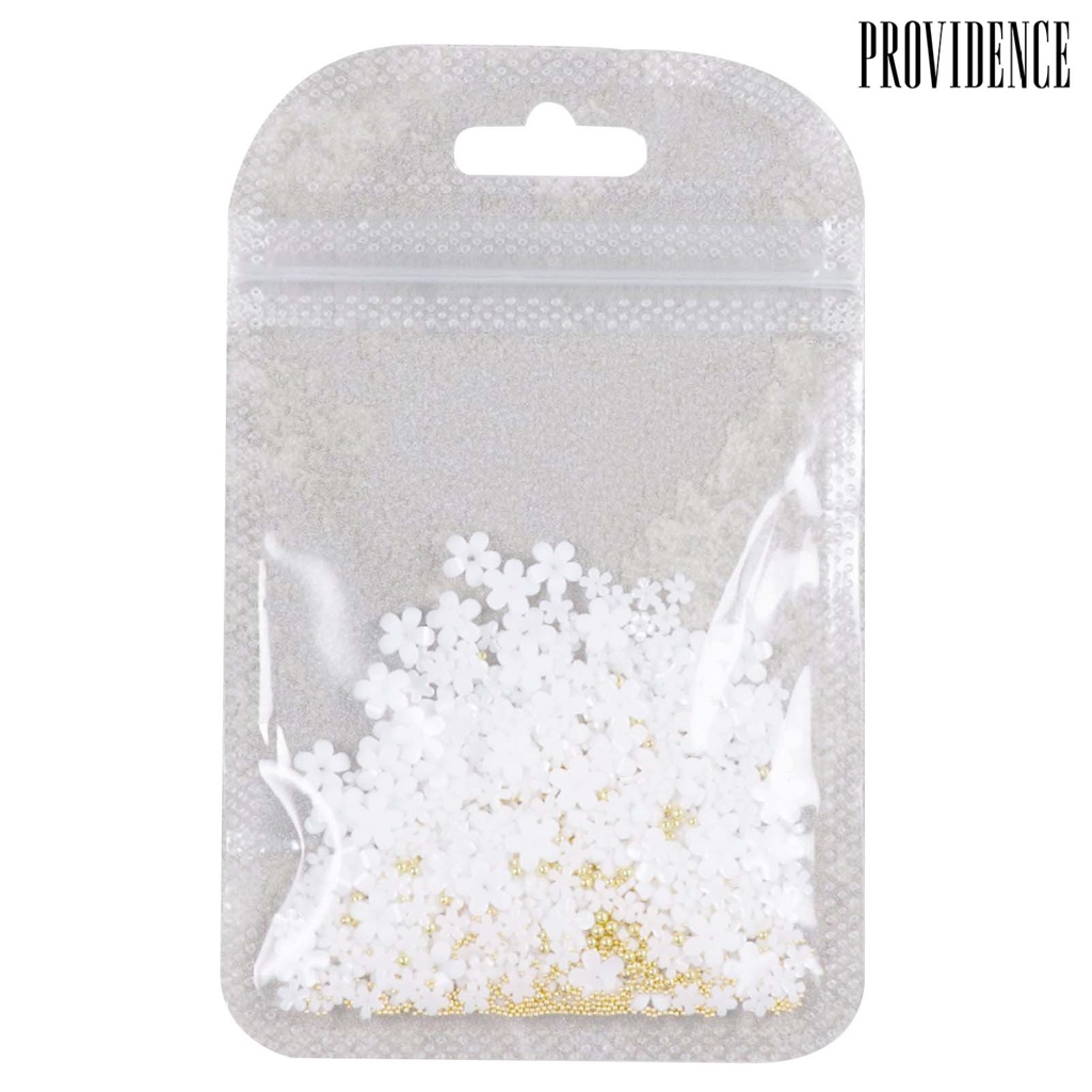 Providence 1Pack Nail Art Flower Creative Decorative Resin Five-petal Small Foral Manicure Decoration for Women