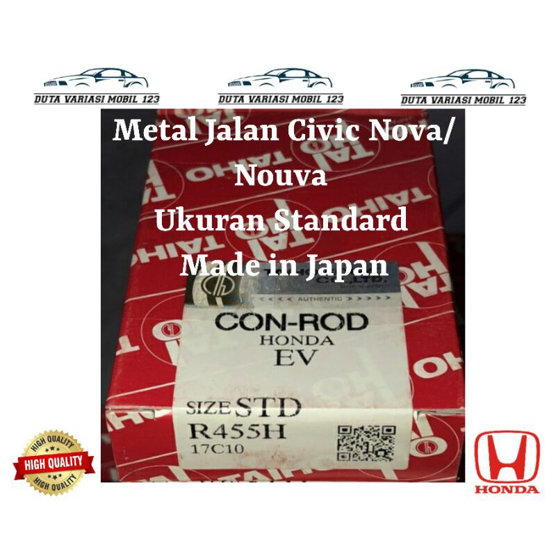 Metal Jalan Civic Nova/Nouva Ukuran Standard STD
