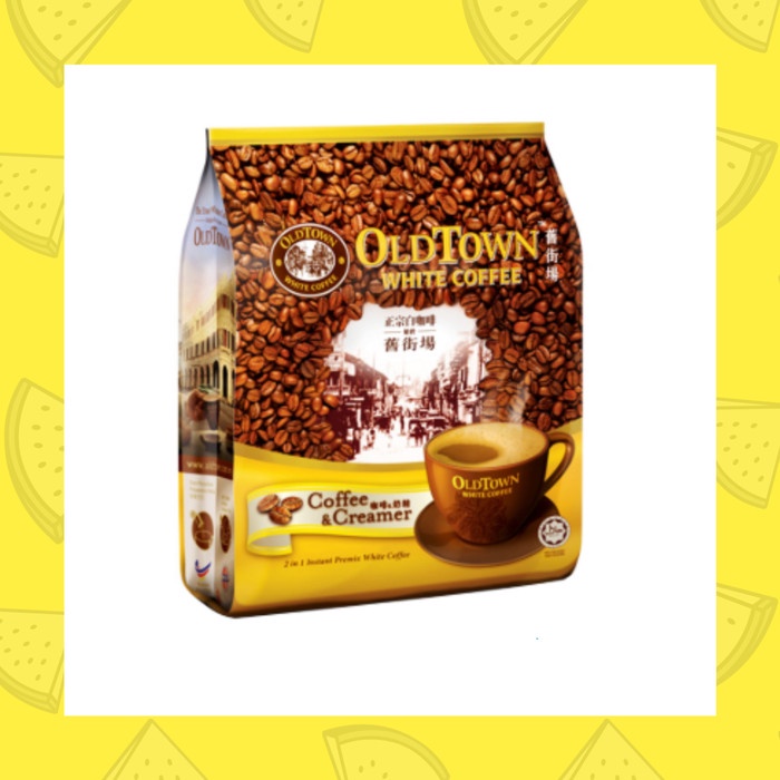 

Old Town White Coffee 2 in 1 Coffee & Creamer / Kopi & Krimer No Sugar