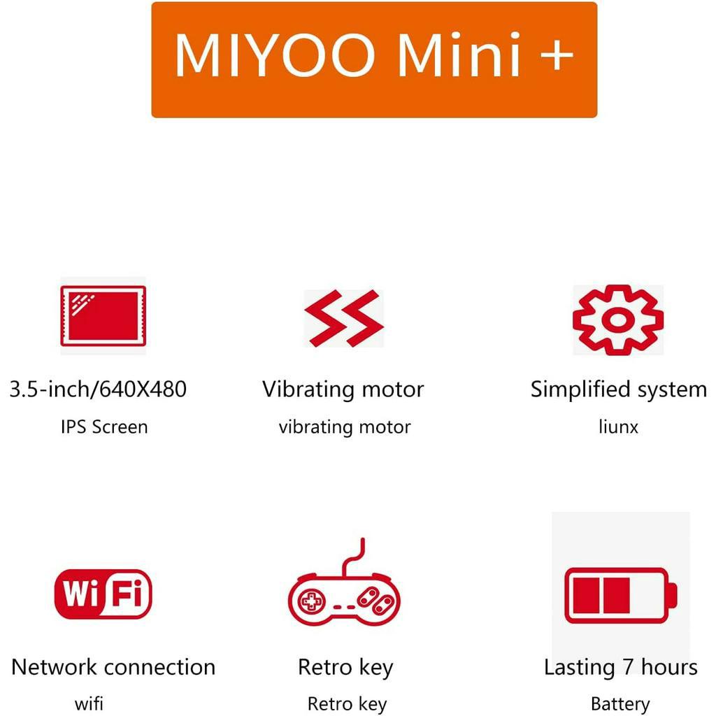 MIYOO MINI Plus Retro Handheld Game Console Portable Game Classic