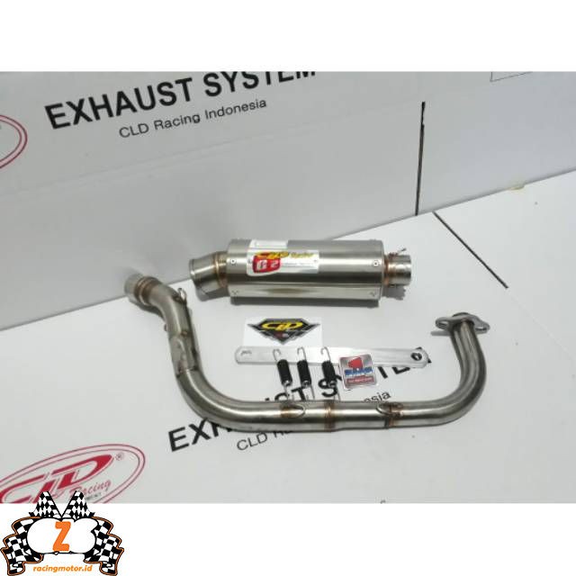 Knalpot Vario 150 CLD Racing C2 Bulat Doff