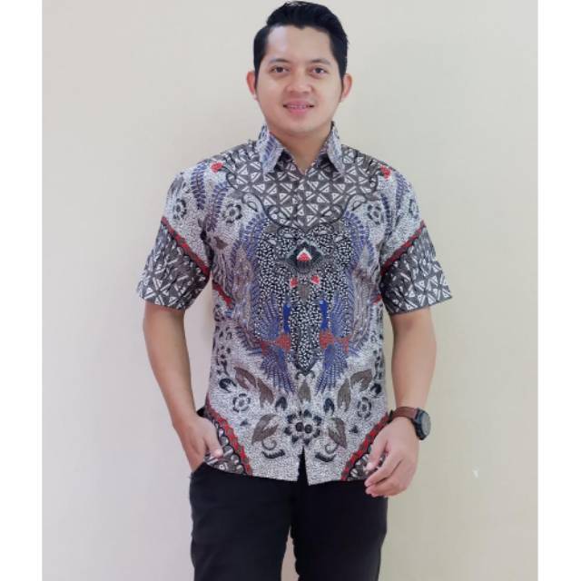 Hem pendek batik lapis furing ori batik solo sragenan