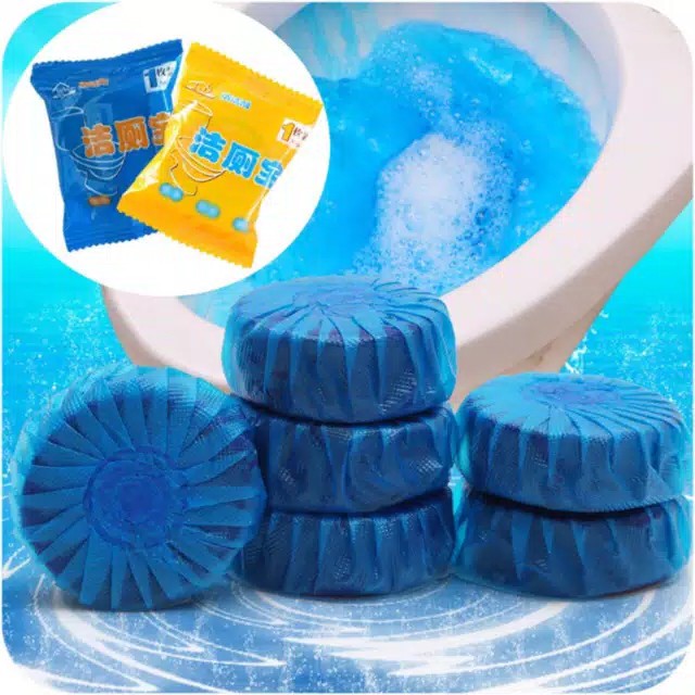 TABLET BIRU PEMBERSIH PENYEGAR PEWANGI TOILET WC KLOSET BUKAN BAGUS SIBIRU 50g