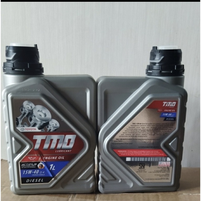 OLI MESIN DIESEL TMO TOYOTA SAE 15W-40 1L 1000ML SYNTHETIC FORMULA