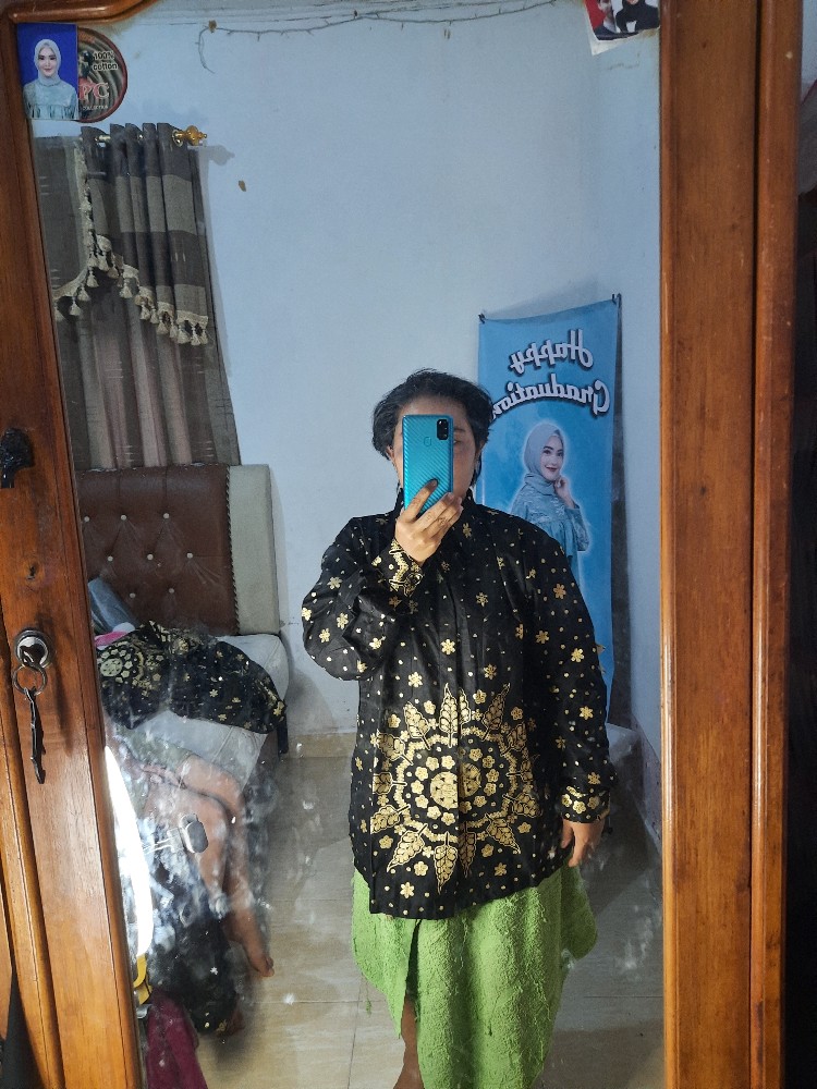 Batik Couple Keluarga - Bisa Cod - Couple Batik Indonesia Sarimbit Gamis Familly  - Batik Putr