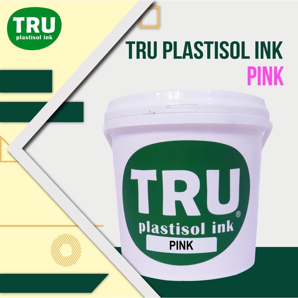

TRUcolor Plastisol Pink Tinta Sablon Distro Pink 1kg Asli Original