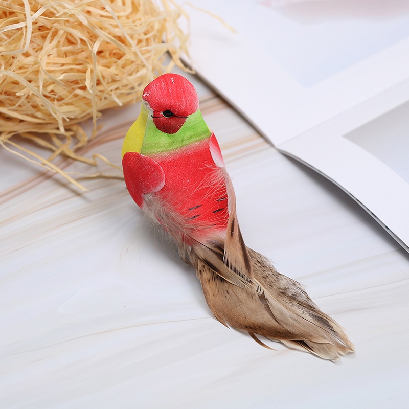 1pc Ornamen Dekorasi Taman Rumah Sarang Burung Artificial