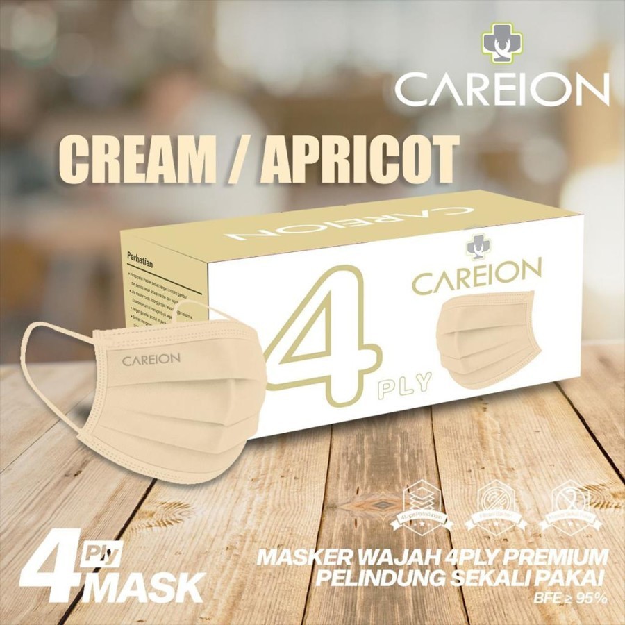 Masker 4ply Disposable Mask Face Mask 4 Ply isi 50 Pcs