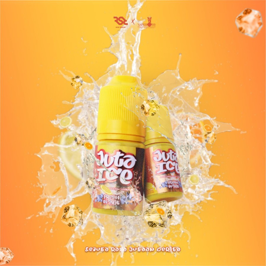 Juta Juice Ice Fresh Spirit 30ML By RSR BREW X VAPEBOSS AUTHENTIC