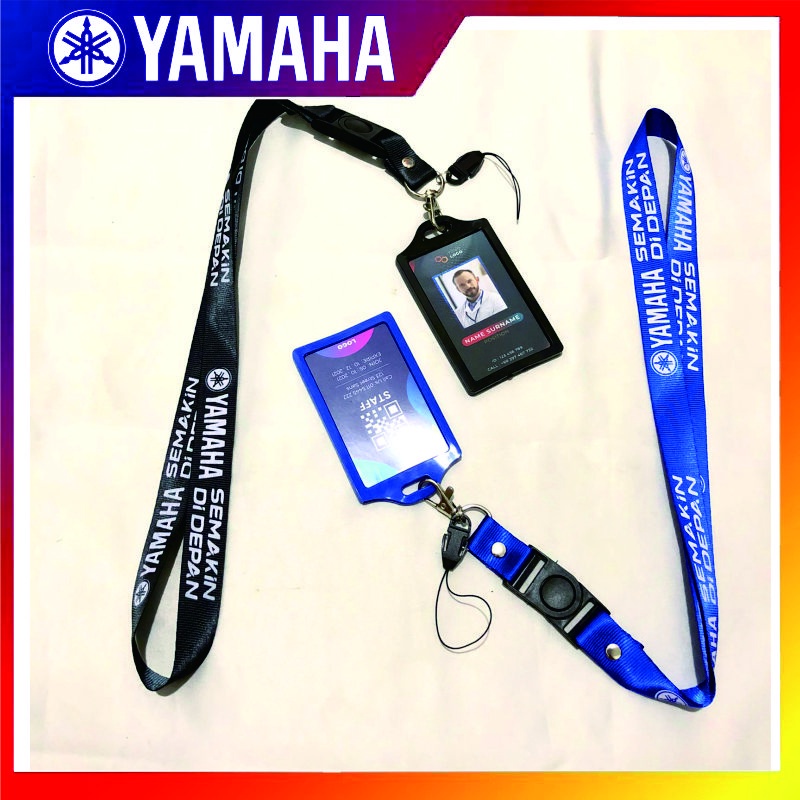 

Lanyard YAMAHA Tali Gnatungan Id Card Holder Strap Hp/Flashdisk Multifungsi