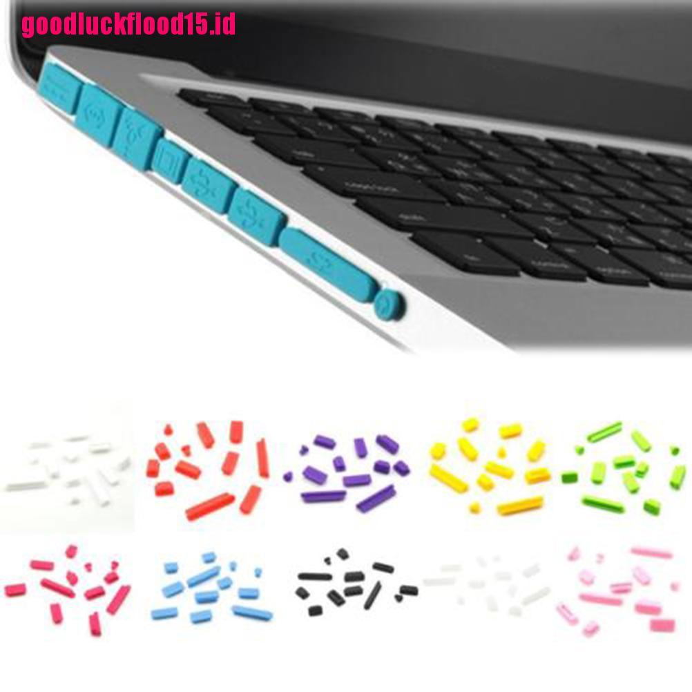 (LUCKID) Plug Karet Silikon Anti Debu Untuk MacBook Air Retina 11 13