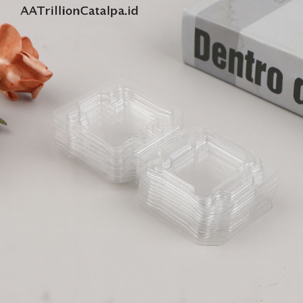 Aatrillioncatalpa 10Pcs Kotak Case Pelindung CPU Bahan Plastik