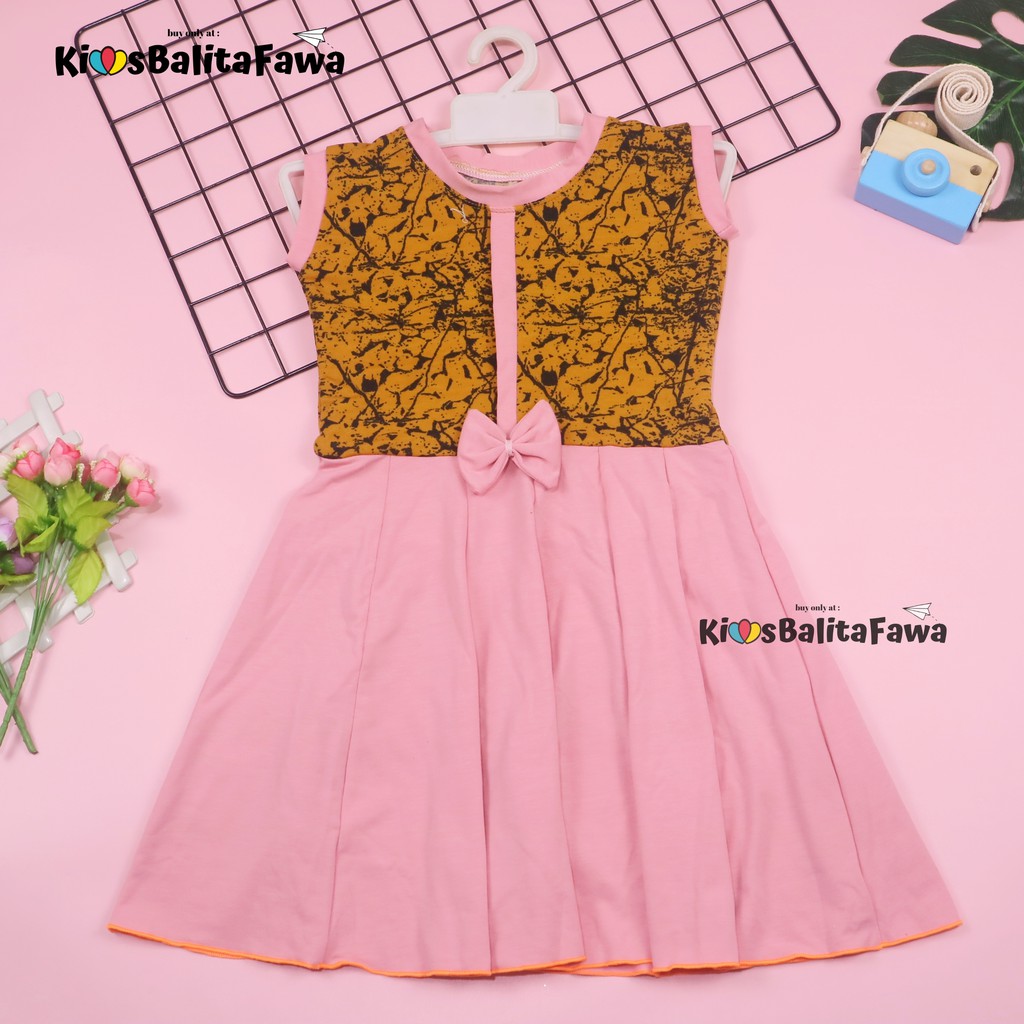 Dress Sinta uk 5-6 Tahun / Dress Lengan Dress Murah Dress Balita Dress Import Dress Anak Murah