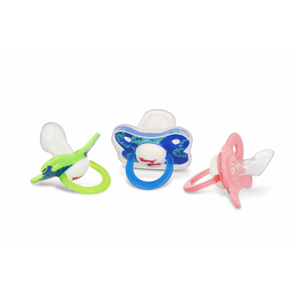 ZCK Empeng Bayi  Biasa  / Empeng Dot Bayi lucu  / Dot Bayi Biasa  / Empeng Buah Bayi-GEPENG BIRU