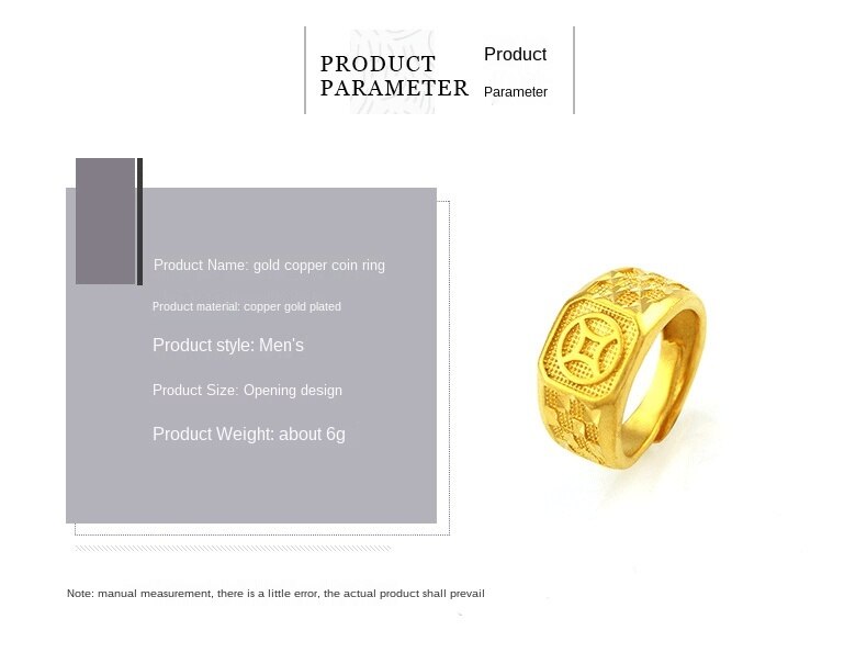 Cincin Emas Asli Kadar 375 Model Terbuka Dapat Disesuaikan Bentuk Persegi Untuk Pria