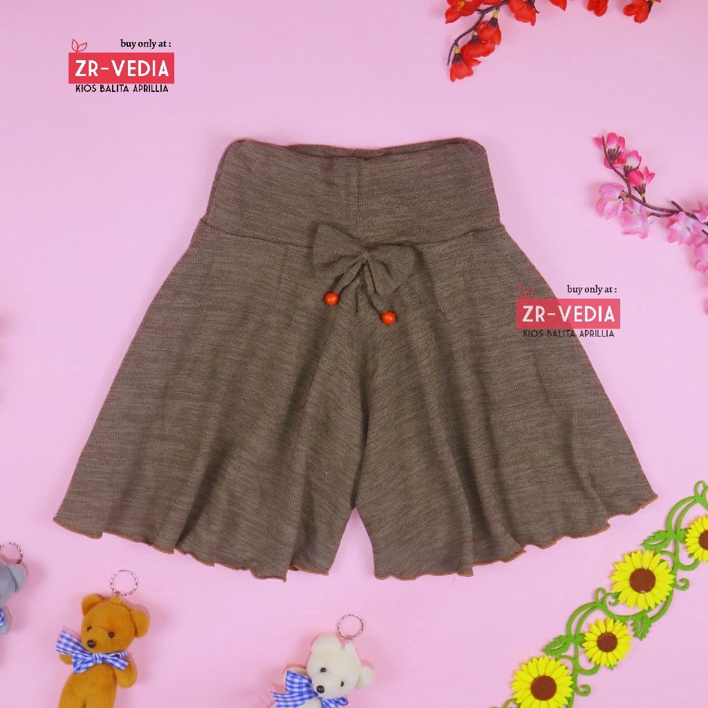 Rok Celana Polos Uk. 4-5 Tahun / Bawahan Anak Perempuan Murah Model Rok Celana Polos Grosir Adem