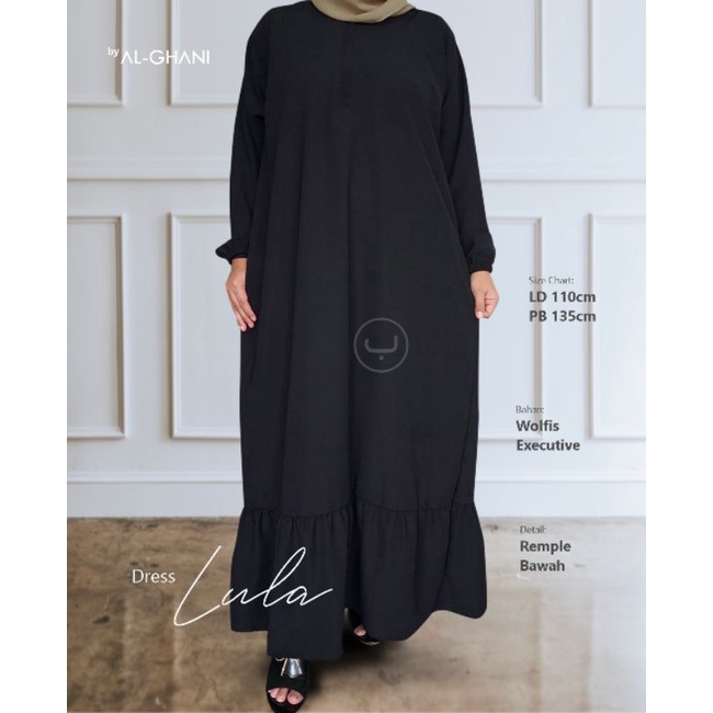gamis, gamis wanita, gamis dress, abaya, dress luna dan dress lula
