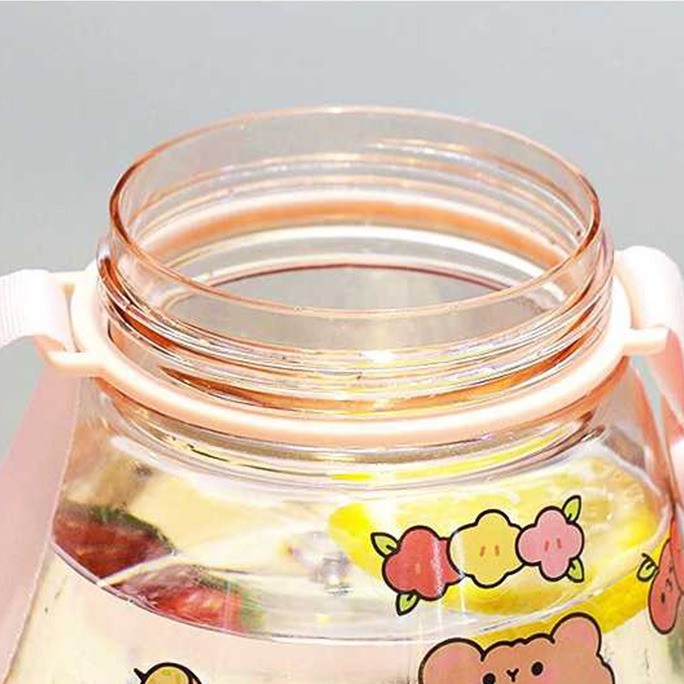 Botol Minum Anak BPA Free Model Lucu Unik dengan Sedotan 1300ML