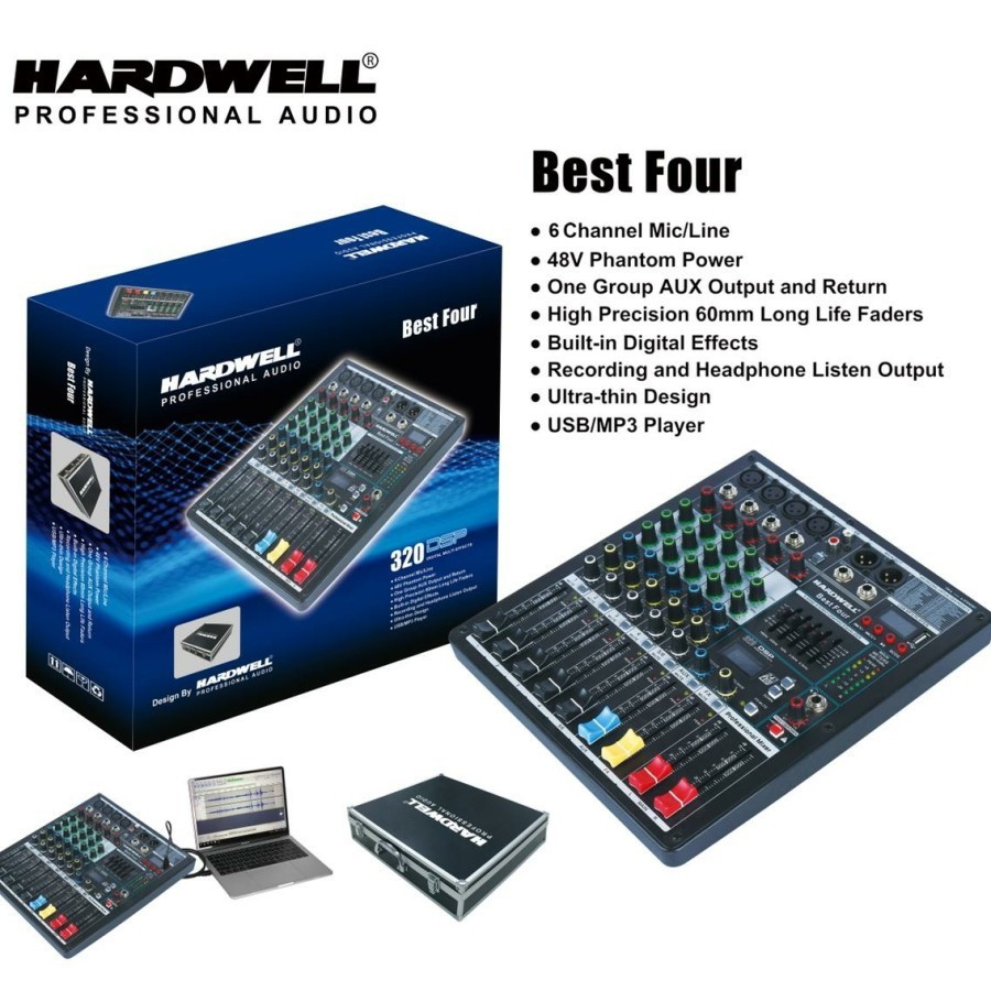 Mixer Audio Hardwell Best Four Mixer audio Hardwell BestFour Original