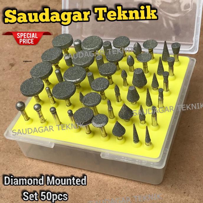 Mata Diamond Mini Grinder Mata Bor Ukir Mata Tuner Gerinda Mini Termurah