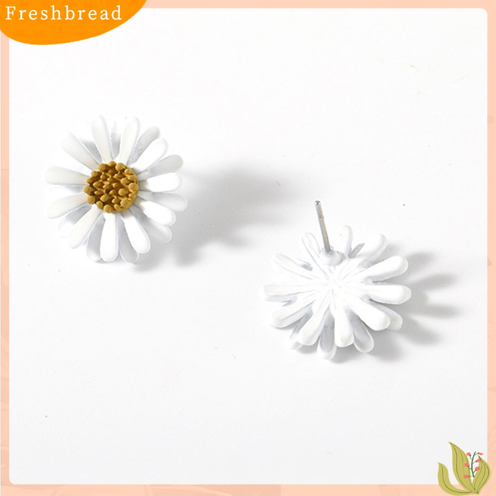 Fresh| Anting Tusuk Bentuk Bunga Daisy Untuk Wanita