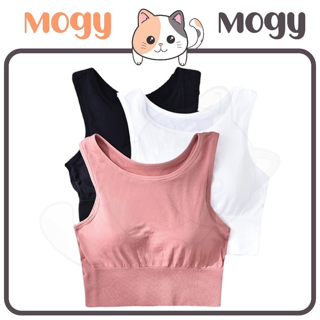 MOGYMOGY BRA517 Pakaian Dalam Wanita Bra Tanpa Kawat Sport Bra Gym Push Up Bra Wanita Bra Olahraga