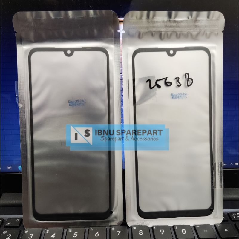 GLASS LCD - KACA TOUCHSCREEN XIAOMI REDMI NOTE 7