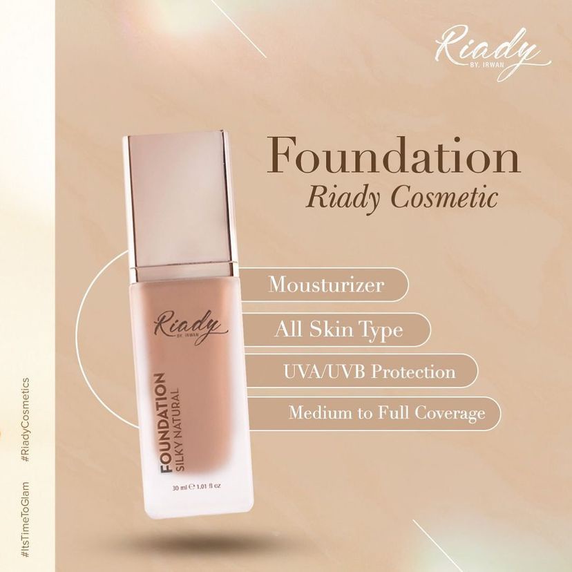 RIADY BY IRWAN Foundation Silky Liquid 30ml