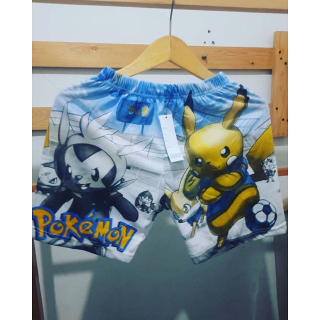 celana boxer pria dewasa motif pokemon