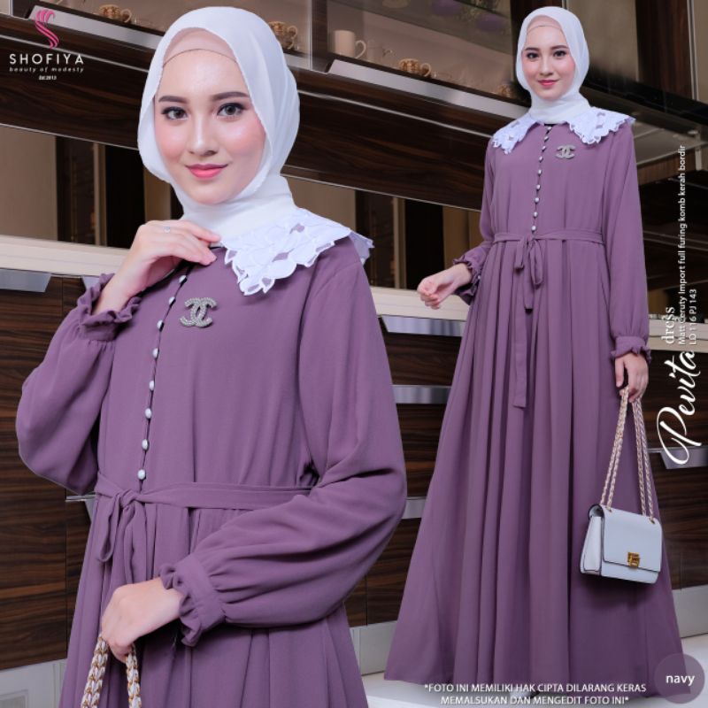 PEVITA DRESS ELEGAN ORIGINAL SHOFIYA by shofiya