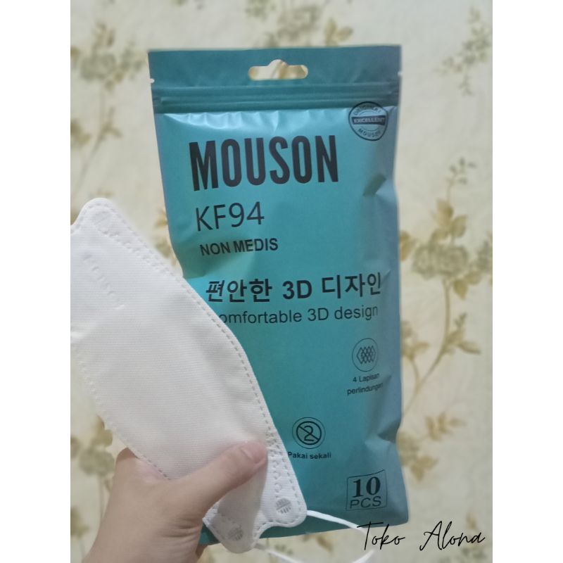 Masker Mouson KF94 4 Ply isi 10Pcs