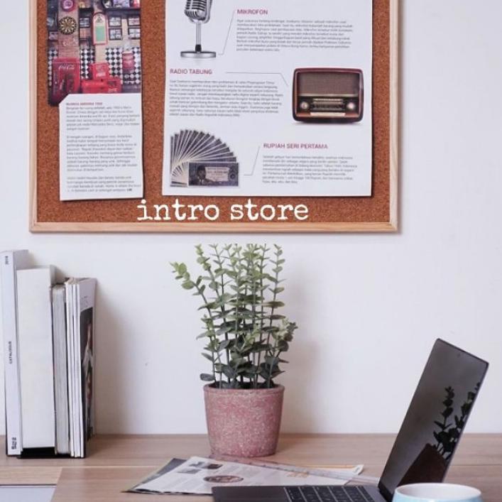 

Limited - BI-SILQUE PAPAN GABUS - CORK BOARD - FIBER BOARD - PAPAN BULETIN 60x45 CM 愛