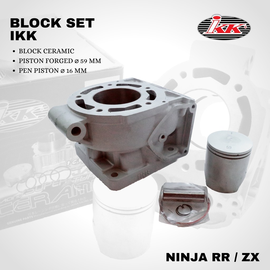 Blok seher set IKK Ninja 150 59mm pin 16