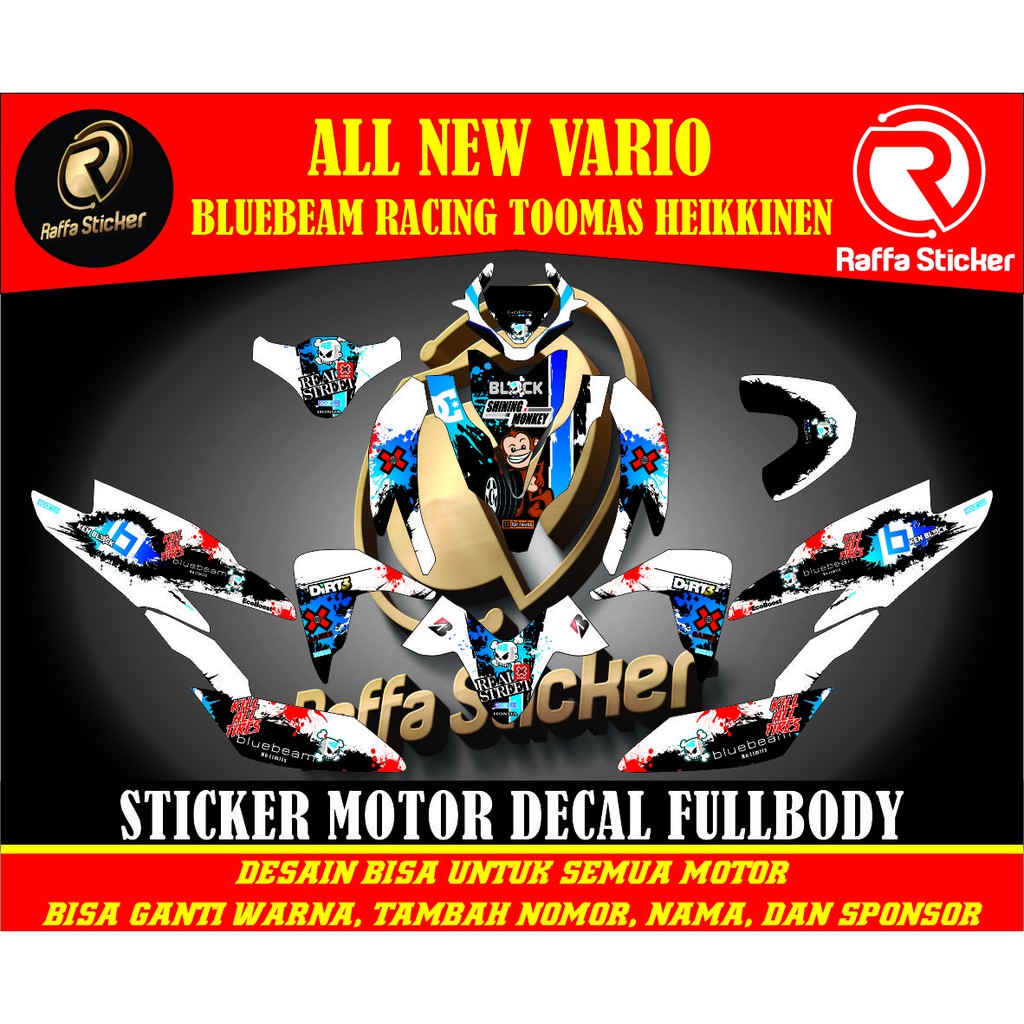 decal vario 150 decal vario 125 decal vario new stiker motor vario 150 stiker vario 150